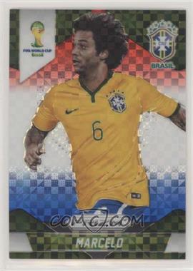 2014 Panini Prizm World Cup - [Base] - Red White & Blue Power Plaid Prizm #107 - Marcelo