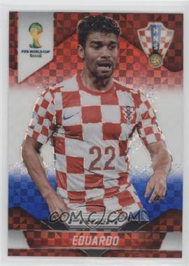 2014 Panini Prizm World Cup - [Base] - Red White & Blue Power Plaid Prizm #119 - Eduardo