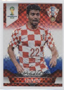 2014 Panini Prizm World Cup - [Base] - Red White & Blue Power Plaid Prizm #119 - Eduardo