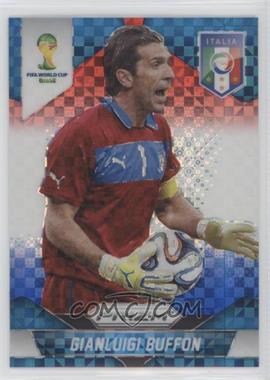 2014 Panini Prizm World Cup - [Base] - Red White & Blue Power Plaid Prizm #123 - Gianluigi Buffon