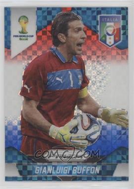 2014 Panini Prizm World Cup - [Base] - Red White & Blue Power Plaid Prizm #123 - Gianluigi Buffon