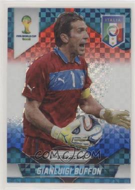 2014 Panini Prizm World Cup - [Base] - Red White & Blue Power Plaid Prizm #123 - Gianluigi Buffon