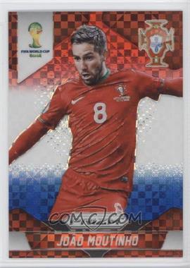 2014 Panini Prizm World Cup - [Base] - Red White & Blue Power Plaid Prizm #158 - João Moutinho