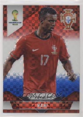 2014 Panini Prizm World Cup - [Base] - Red White & Blue Power Plaid Prizm #159 - Nani