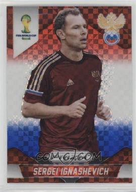 2014 Panini Prizm World Cup - [Base] - Red White & Blue Power Plaid Prizm #164 - Sergei Ignashevich