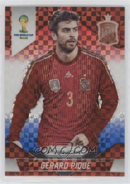 2014 Panini Prizm World Cup - [Base] - Red White & Blue Power Plaid Prizm #171 - Gerard Pique