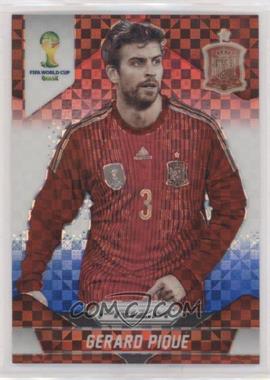 2014 Panini Prizm World Cup - [Base] - Red White & Blue Power Plaid Prizm #171 - Gerard Pique