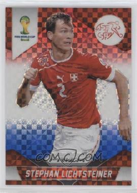 2014 Panini Prizm World Cup - [Base] - Red White & Blue Power Plaid Prizm #182 - Stephan Lichtsteiner