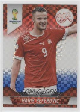 2014 Panini Prizm World Cup - [Base] - Red White & Blue Power Plaid Prizm #188 - Haris Seferovic