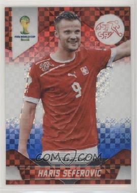 2014 Panini Prizm World Cup - [Base] - Red White & Blue Power Plaid Prizm #188 - Haris Seferovic