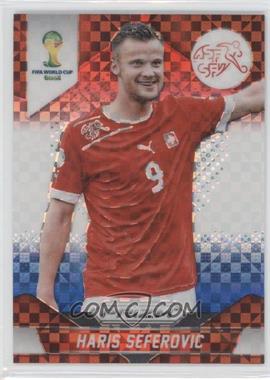 2014 Panini Prizm World Cup - [Base] - Red White & Blue Power Plaid Prizm #188 - Haris Seferovic