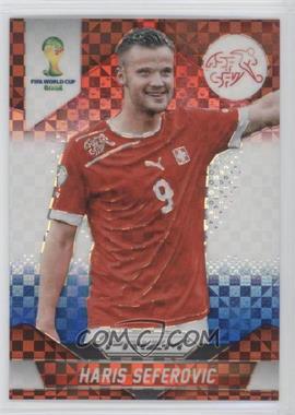 2014 Panini Prizm World Cup - [Base] - Red White & Blue Power Plaid Prizm #188 - Haris Seferovic