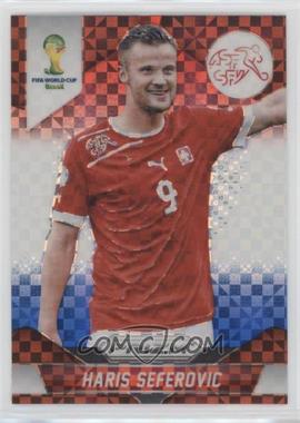 2014 Panini Prizm World Cup - [Base] - Red White & Blue Power Plaid Prizm #188 - Haris Seferovic