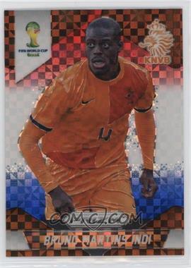 2014 Panini Prizm World Cup - [Base] - Red White & Blue Power Plaid Prizm #28 - Bruno Martins Indi