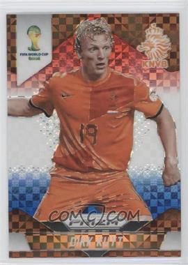 2014 Panini Prizm World Cup - [Base] - Red White & Blue Power Plaid Prizm #34 - Dirk Kuyt