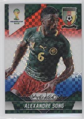 2014 Panini Prizm World Cup - [Base] - Red White & Blue Power Plaid Prizm #38 - Alexandre Song