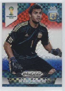 2014 Panini Prizm World Cup - [Base] - Red White & Blue Power Plaid Prizm #4 - Sergio Romero