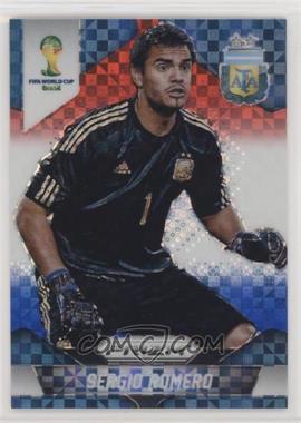 2014 Panini Prizm World Cup - [Base] - Red White & Blue Power Plaid Prizm #4 - Sergio Romero