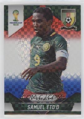 2014 Panini Prizm World Cup - [Base] - Red White & Blue Power Plaid Prizm #40 - Samuel Eto'o