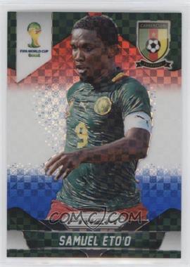 2014 Panini Prizm World Cup - [Base] - Red White & Blue Power Plaid Prizm #40 - Samuel Eto'o