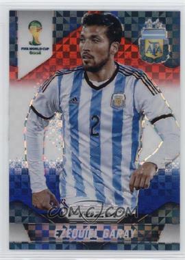 2014 Panini Prizm World Cup - [Base] - Red White & Blue Power Plaid Prizm #5 - Ezequiel Garay