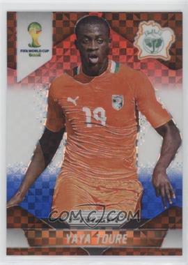 2014 Panini Prizm World Cup - [Base] - Red White & Blue Power Plaid Prizm #59 - Yaya Toure