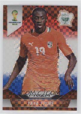 2014 Panini Prizm World Cup - [Base] - Red White & Blue Power Plaid Prizm #59 - Yaya Toure