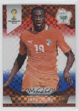 2014 Panini Prizm World Cup - [Base] - Red White & Blue Power Plaid Prizm #59 - Yaya Toure