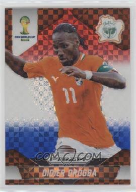 2014 Panini Prizm World Cup - [Base] - Red White & Blue Power Plaid Prizm #60 - Didier Drogba