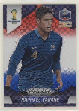 2014 Panini Prizm World Cup - [Base] - Red White & Blue Power Plaid Prizm #78 - Raphael Varane