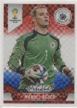 2014 Panini Prizm World Cup - [Base] - Red White & Blue Power Plaid Prizm #83 - Manuel Neuer