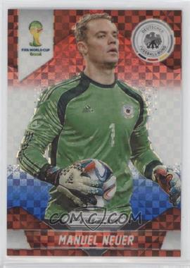 2014 Panini Prizm World Cup - [Base] - Red White & Blue Power Plaid Prizm #83 - Manuel Neuer