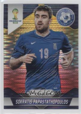 2014 Panini Prizm World Cup - [Base] - Yellow & Red Pulsar Prizm #100 - Sokratis Papastathopoulos