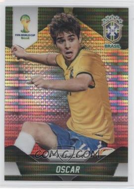 2014 Panini Prizm World Cup - [Base] - Yellow & Red Pulsar Prizm #109 - Oscar