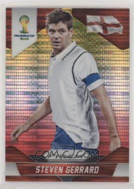 2014 Panini Prizm World Cup - [Base] - Yellow & Red Pulsar Prizm #139 - Steven Gerrard