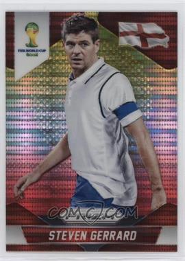 2014 Panini Prizm World Cup - [Base] - Yellow & Red Pulsar Prizm #139 - Steven Gerrard