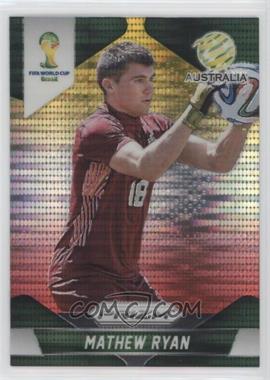 2014 Panini Prizm World Cup - [Base] - Yellow & Red Pulsar Prizm #14 - Mathew Ryan