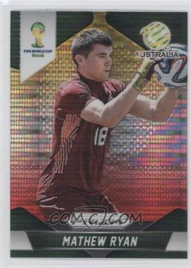 2014 Panini Prizm World Cup - [Base] - Yellow & Red Pulsar Prizm #14 - Mathew Ryan