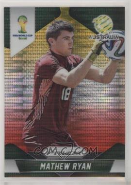 2014 Panini Prizm World Cup - [Base] - Yellow & Red Pulsar Prizm #14 - Mathew Ryan