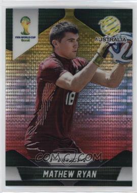 2014 Panini Prizm World Cup - [Base] - Yellow & Red Pulsar Prizm #14 - Mathew Ryan