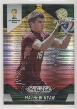 2014 Panini Prizm World Cup - [Base] - Yellow & Red Pulsar Prizm #14 - Mathew Ryan