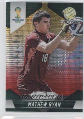 2014 Panini Prizm World Cup - [Base] - Yellow & Red Pulsar Prizm #14 - Mathew Ryan