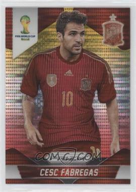 2014 Panini Prizm World Cup - [Base] - Yellow & Red Pulsar Prizm #176 - Cesc Fabregas