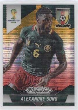 2014 Panini Prizm World Cup - [Base] - Yellow & Red Pulsar Prizm #38 - Alexandre Song