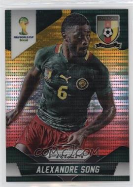 2014 Panini Prizm World Cup - [Base] - Yellow & Red Pulsar Prizm #38 - Alexandre Song