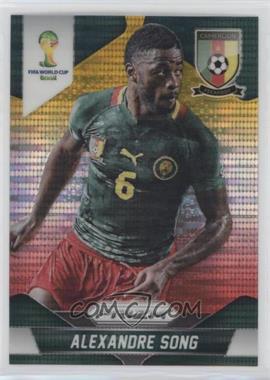 2014 Panini Prizm World Cup - [Base] - Yellow & Red Pulsar Prizm #38 - Alexandre Song