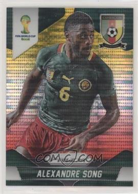 2014 Panini Prizm World Cup - [Base] - Yellow & Red Pulsar Prizm #38 - Alexandre Song