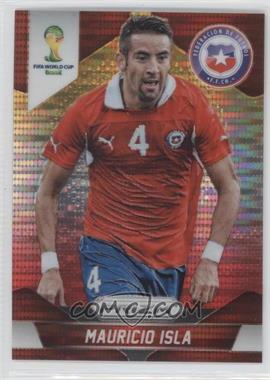 2014 Panini Prizm World Cup - [Base] - Yellow & Red Pulsar Prizm #42 - Mauricio Isla