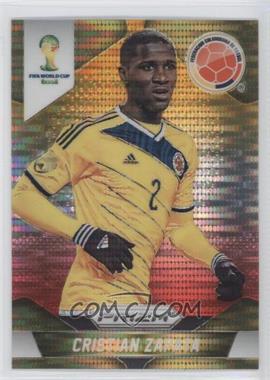 2014 Panini Prizm World Cup - [Base] - Yellow & Red Pulsar Prizm #48 - Cristian Zapata