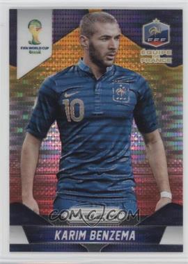 2014 Panini Prizm World Cup - [Base] - Yellow & Red Pulsar Prizm #82 - Karim Benzema